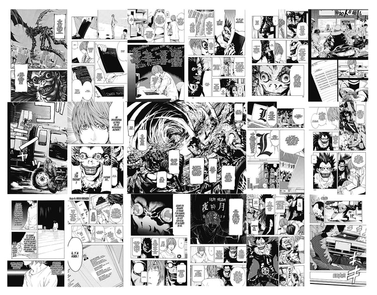 18 page dont une double page du tome 1 du manga death note