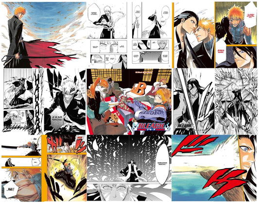 18 page dont cinq double page du tome 19 du manga bleach